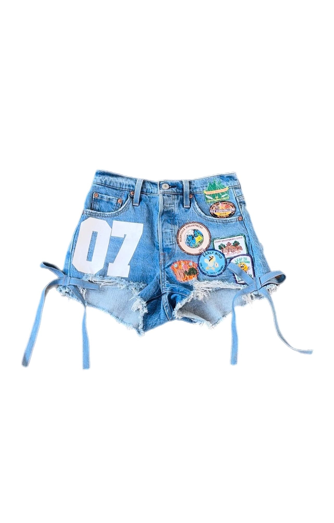 GIRL SCOUT DENIM SHORTS