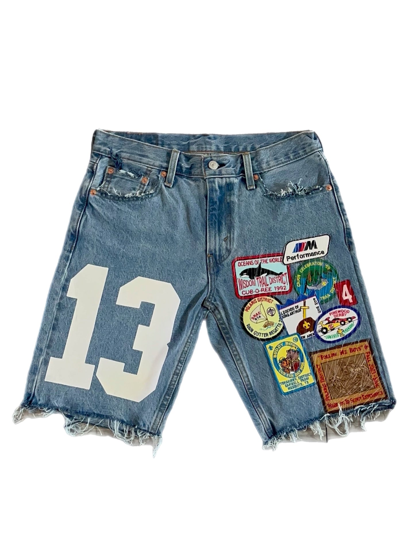 BOY SCOUT DENIM SHORTS